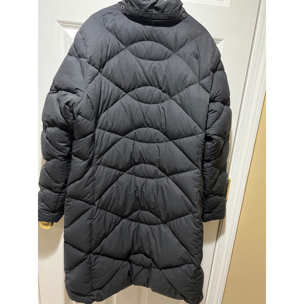 The North Face Miss Metro Parka Black 550 Down Quilted Winter Coat Womens XL - Picture 8 of 16